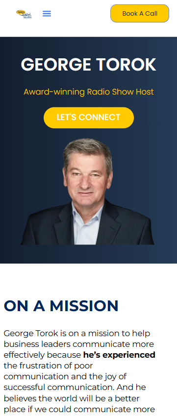 Speech Coach Executives mobile view